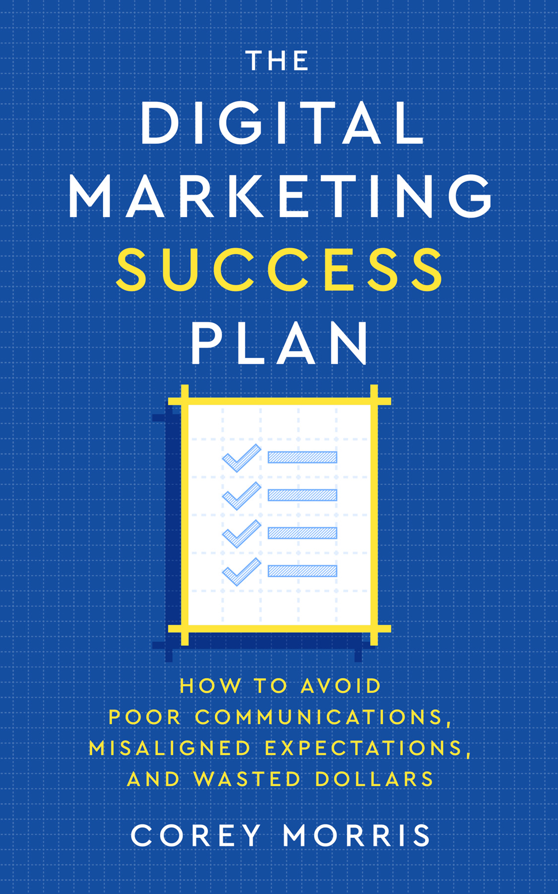 Digital Marketing Success Plan book cover